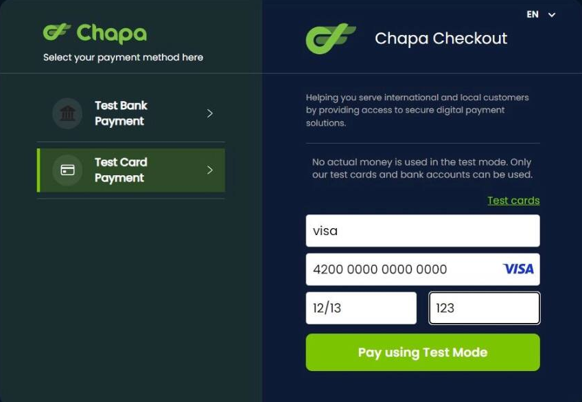 Chapa Payment Gateway Integration in Laravel